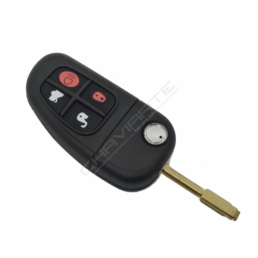 Caixa Para Comando Jaguar Flip 4 Botões