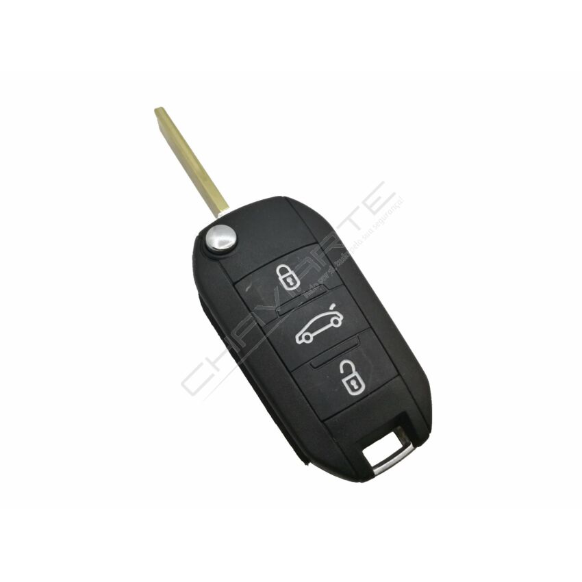 Caixa de Conversão Para Comando Peugeot Flip 3 Botões