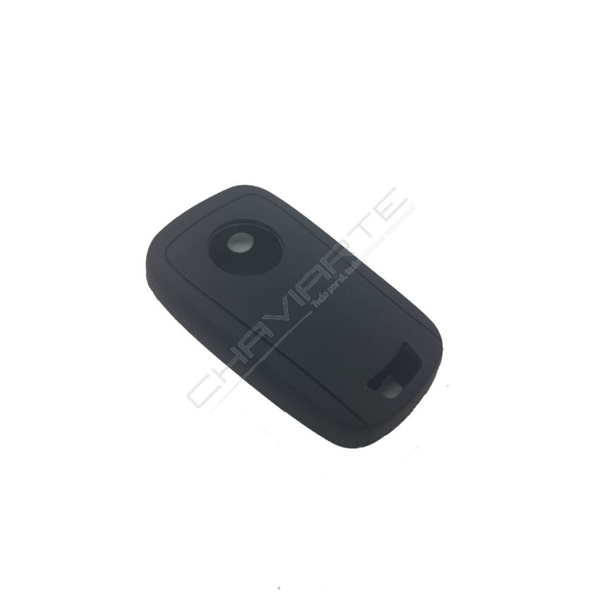 Capa silicone Opel, flip dois botões, negra