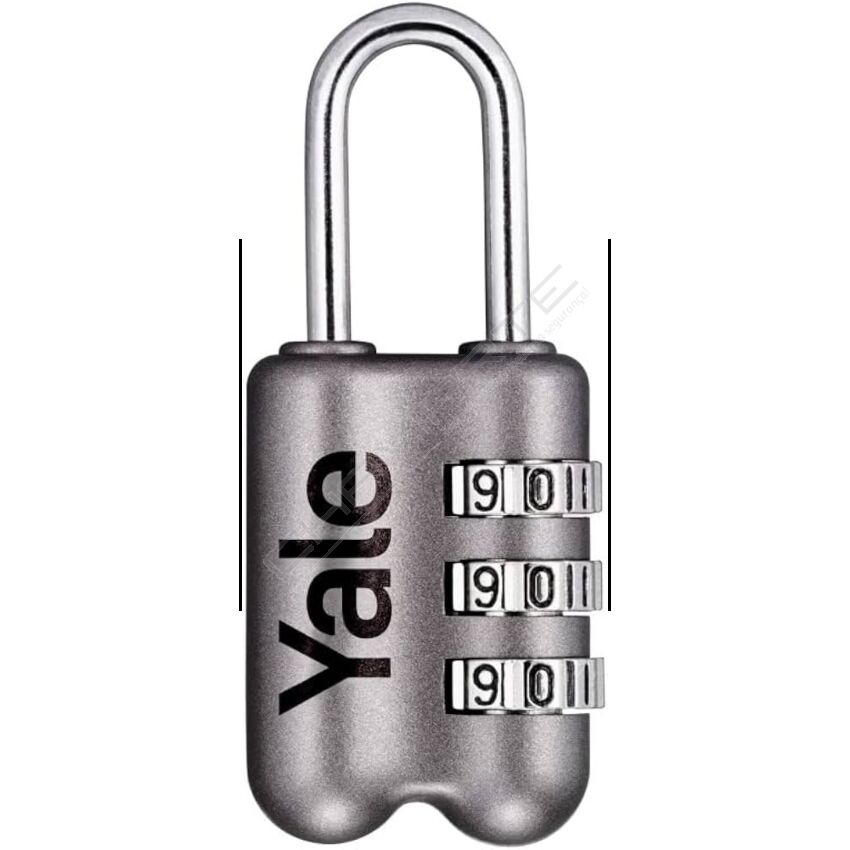 Aloquete Yale de combinação 3 dígitos, 20mm zinco