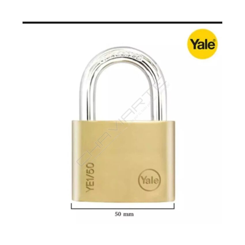 Aloquete Yale Essencial 50mm latão