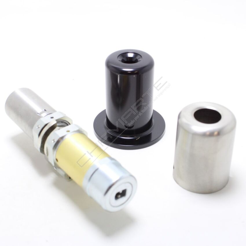 Cilindro Fichet F3D Invicta, cromado + Conjunto de