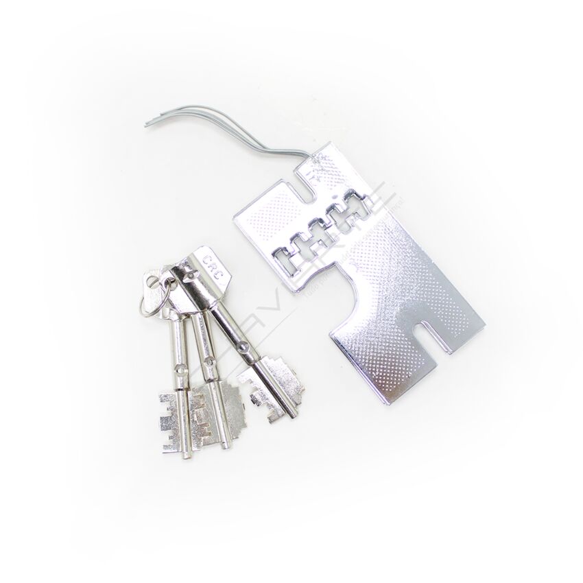 Segredo CRC S82G gorges tipo Cifial - Mod. antigo c/ 3 chaves
