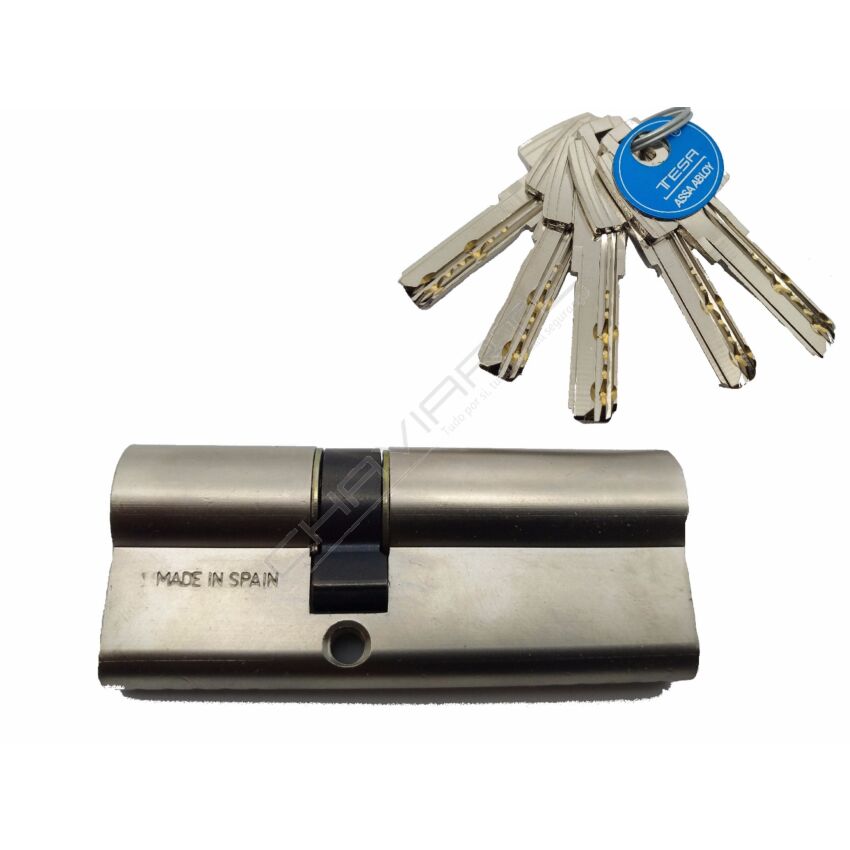 Cilindro Tesa T60 45x55mm niquelado