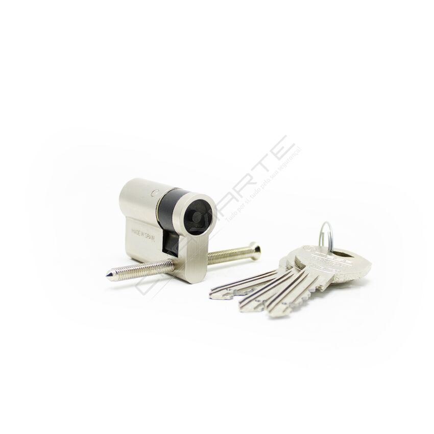 Cilindro Tesa TK6 40x10mm niquelado