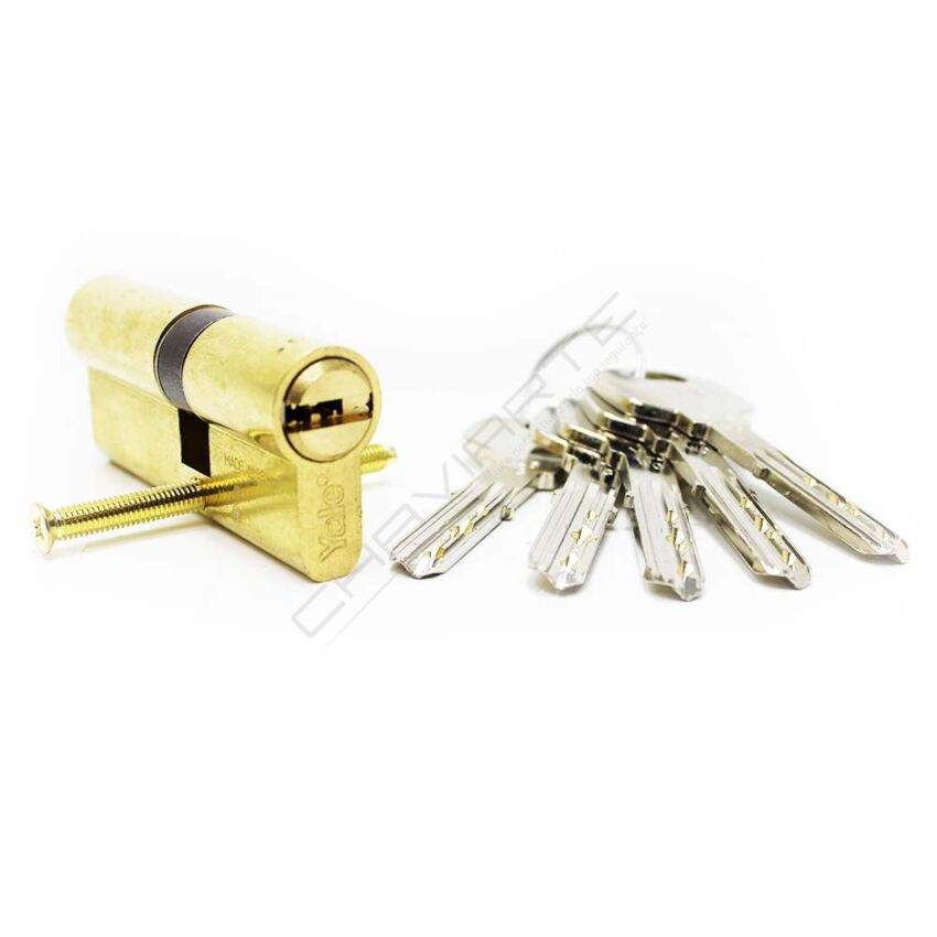 Cilindro Yale YL5 30x50mm latonado