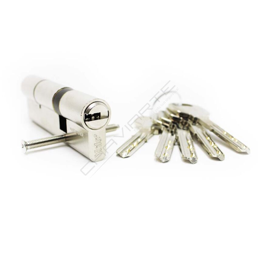Cilindro Yale YL6 30x60mm niquelado