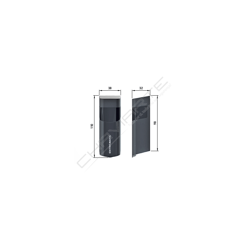 Par de fotocélulas slim Ditec LIN2