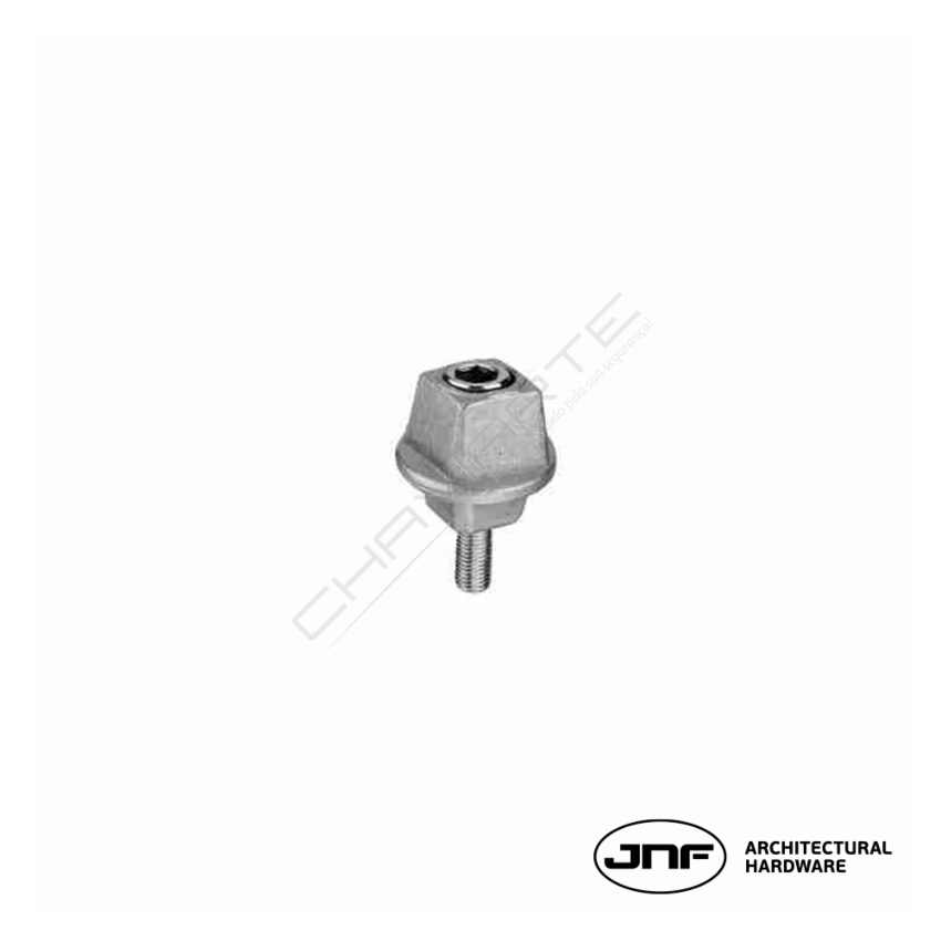 Quadra JNF 21.001.Q standard 17x17mm, para mola de pavimento