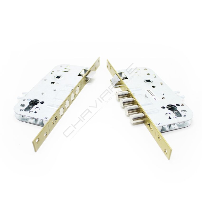 FECHADURA TESA CENTRAL PARA PORTA THT SAGA 100 50MM LATÃO