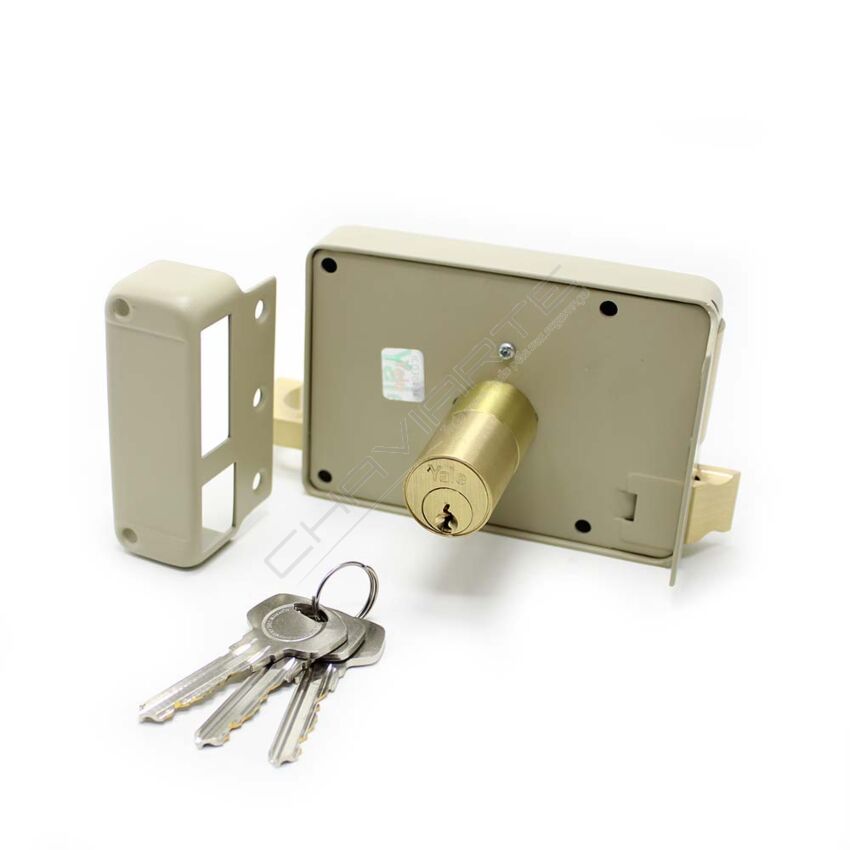 Fechadura de sobrepor Yale 63000602 (tipo 720), esquerda, entrada 6 cm