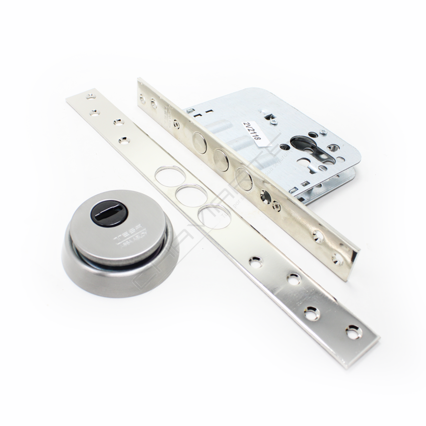 Fechadura de embutir madeira Tesa R201B, entrada 50 mm, niquelado
