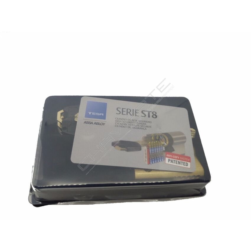 Cilindro ST8 Chaviarte 30x30mm niquelado