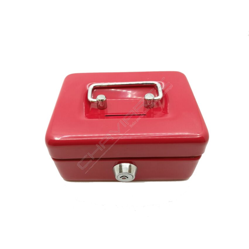 Cofre portátil BTV modelo 10 vermelho