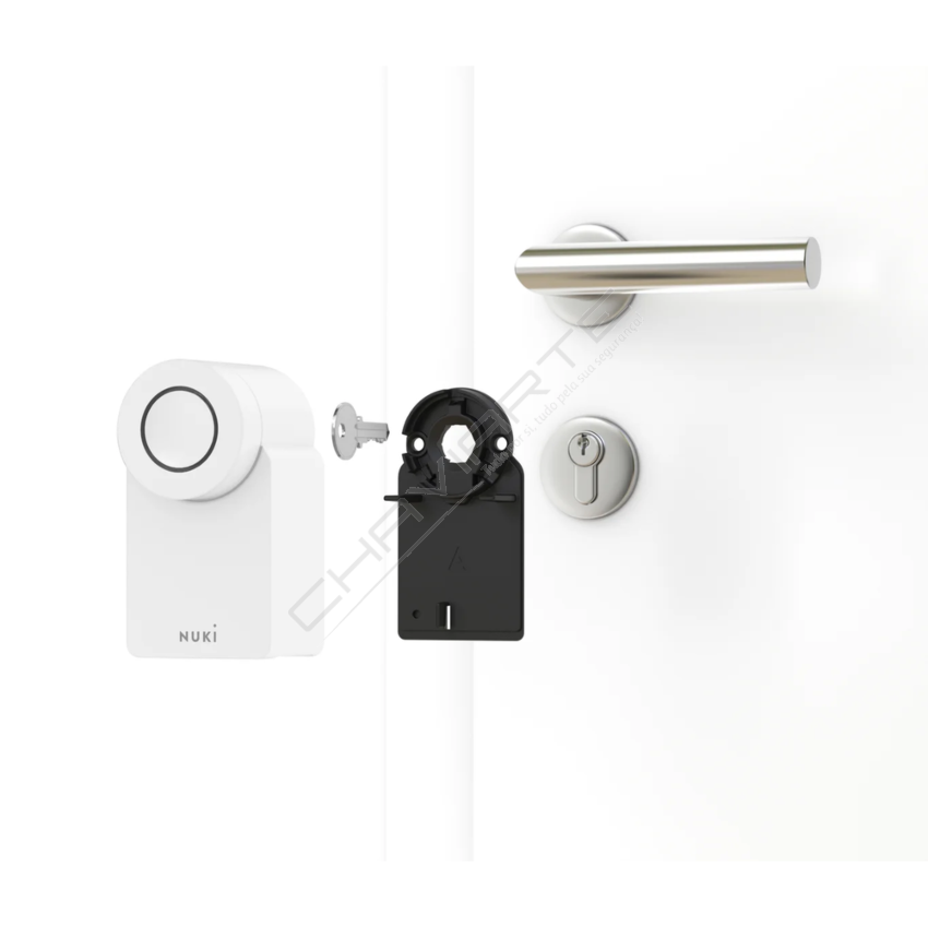 Fechadura inteligente Nuki Smart Lock Go (Matter, Wi‑Fi/Thread, branca)
