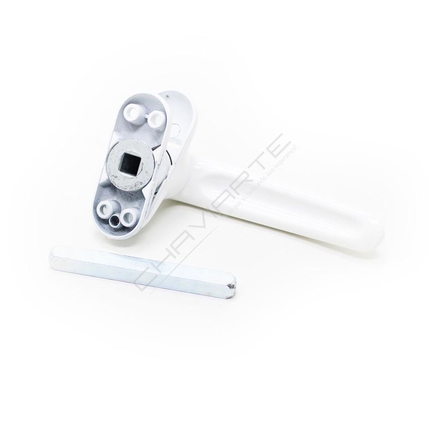 Puxador de muleta Tesa M1500, branco