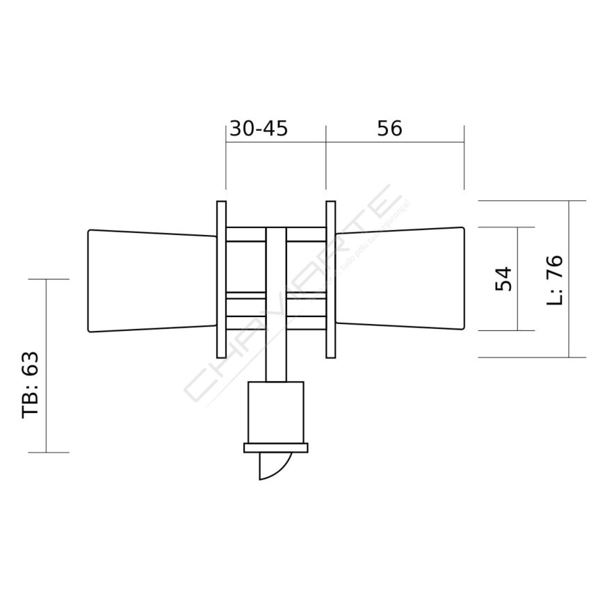 Fechadura SOFI tubolar 8704