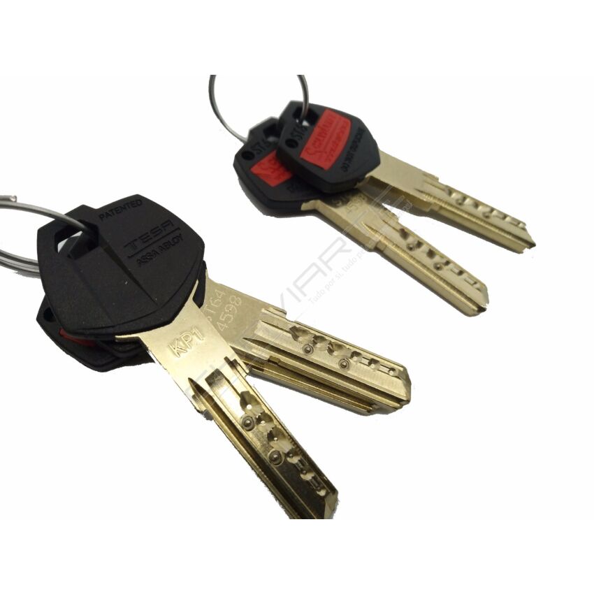 Cilindro ST6 Chaviarte 30x30mm latonado