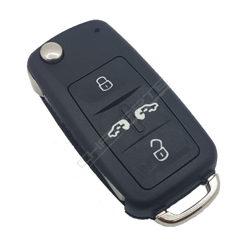 Caixa Para Comando Volkswagen Flip 4 Botões