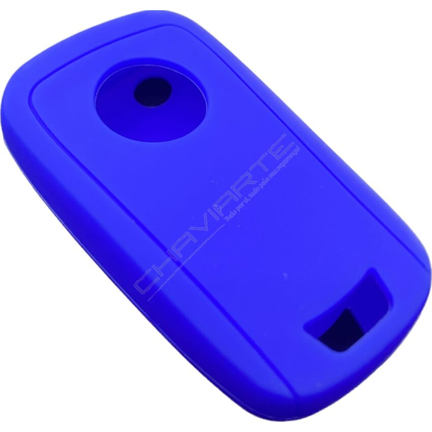 Capa silicone Opel, flip dois botões, azul