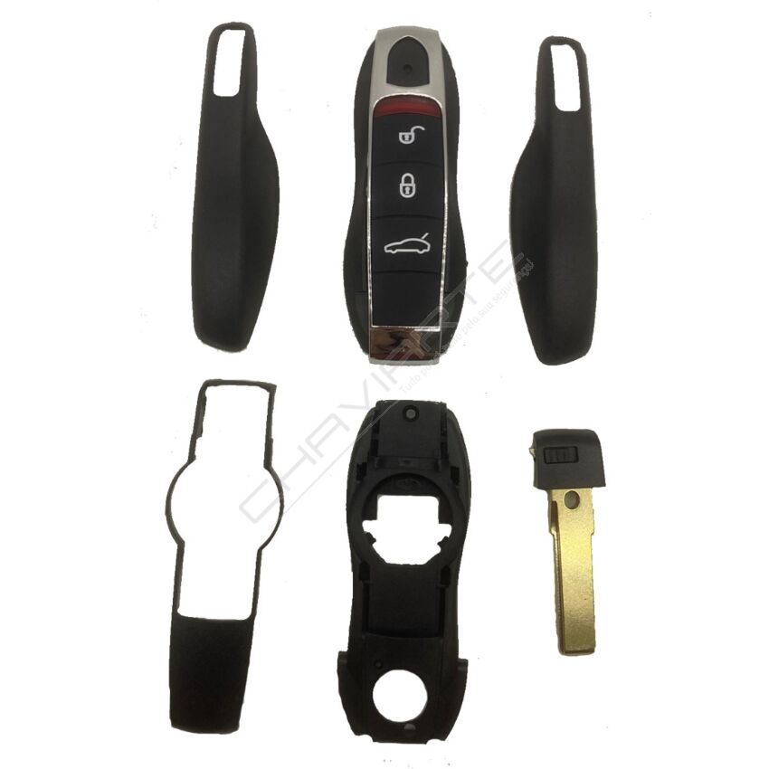 Caixa Para Comando Porsche Keyless 3 Botões