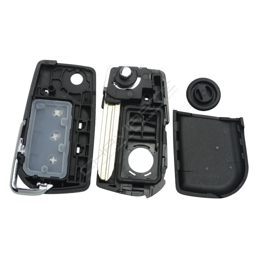 Caixa Para Comando Toyota Flip 3 Botões