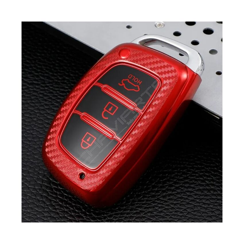 Capa TPU Hyundai Três Botões Nº19