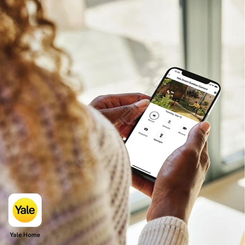 Câmara Inteligente Exterior Yale SV-OC-1A-W 1080p Wi-Fi
