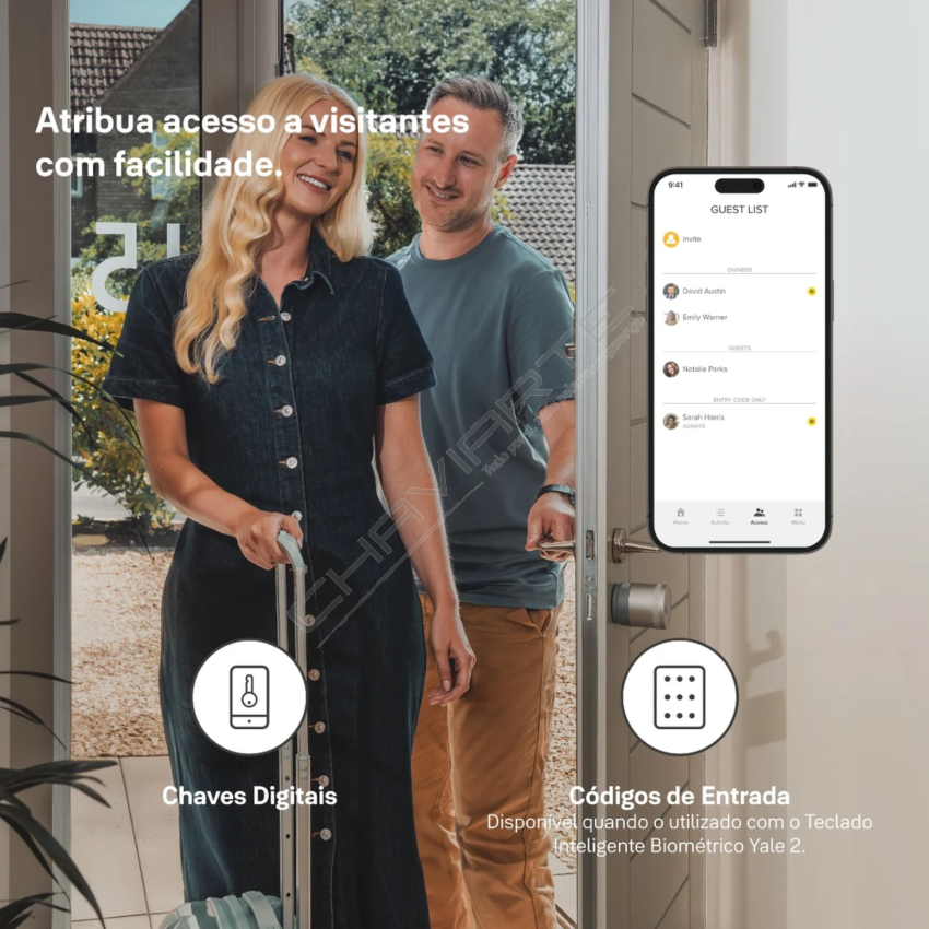 Fechadura Inteligente Yale Linus® L2 Lite Prateado