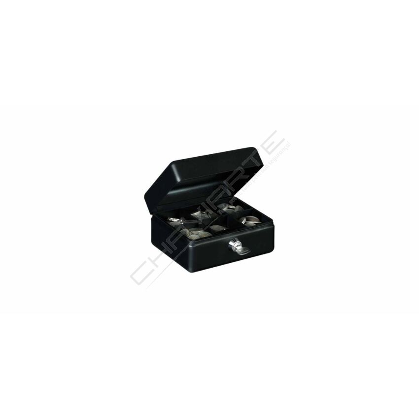 Cofre portátil YALE médio preto
