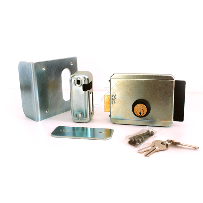 Fechadura elétrica de sobrepor Viro 8992.2, entrada ajustável de 50 a 80mm, esquerda