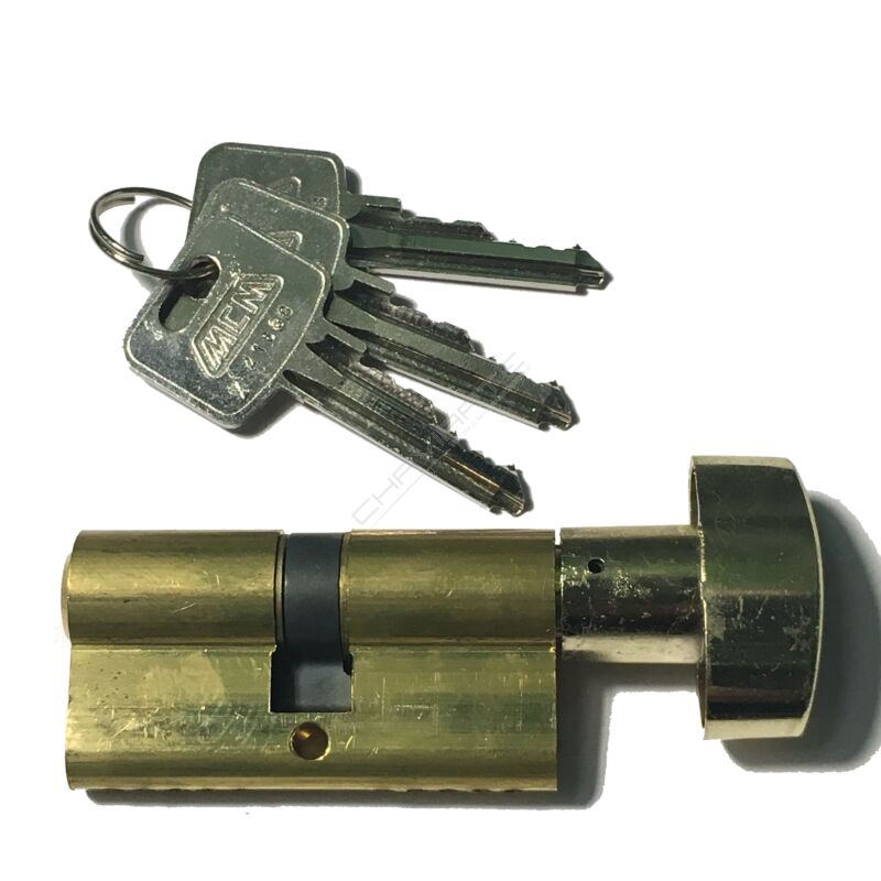 Cilindro MCM 4ME 30x30mm latonado de botão