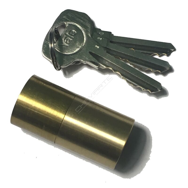 Cilindro Yale 2250045 redondo, diâmetro 48mm latonado