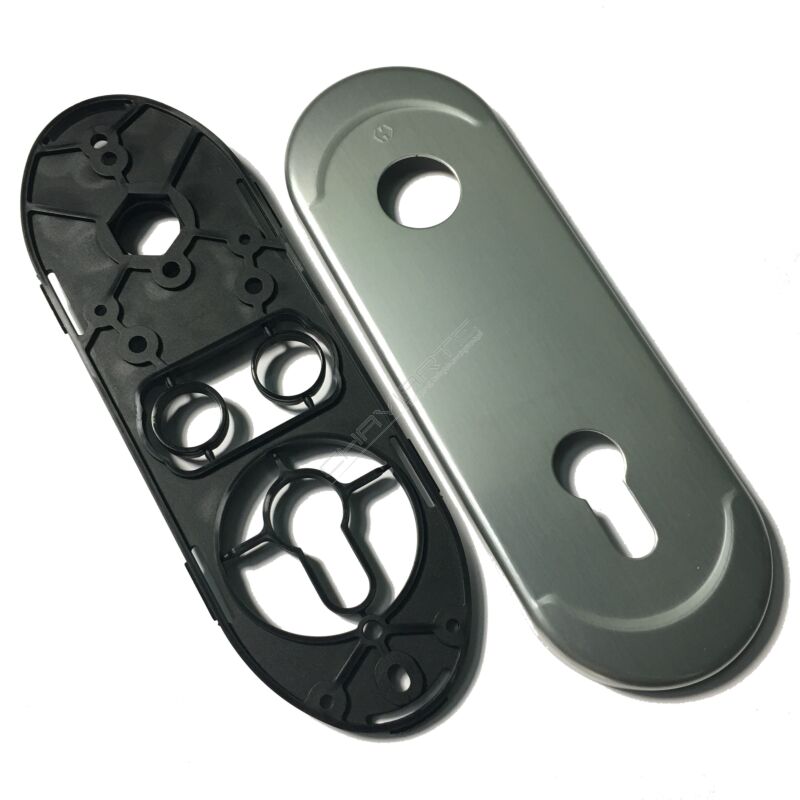 Espelho comprido interior Dierre, para cilindro de perfil europeu e puxador, cromado