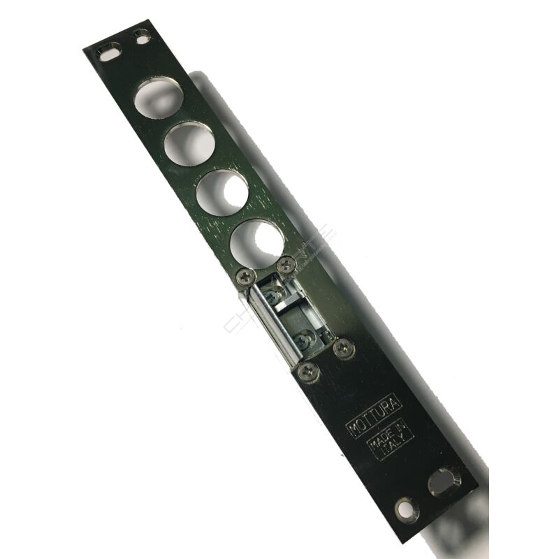 Trinco eléctrico Mottura para fechadura de embutir 85371/28, 4 pernos esquerda, 94077S028N