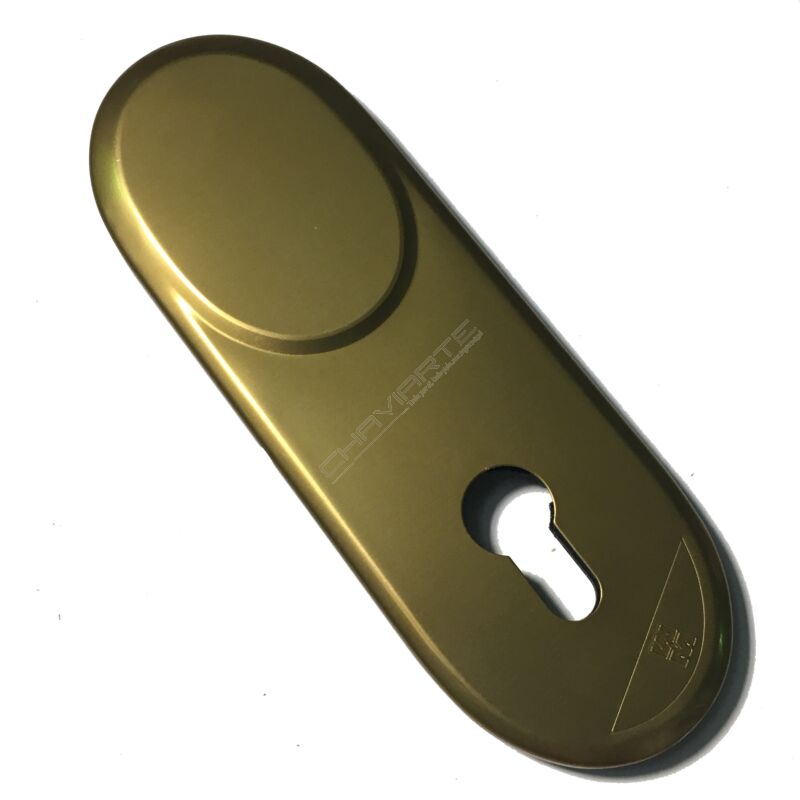 Espelho comprido Mottura interior com entrada para chave, em bronze