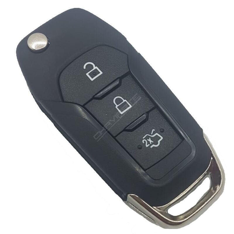 Caixa Para Comando Ford Flip 3 Botões