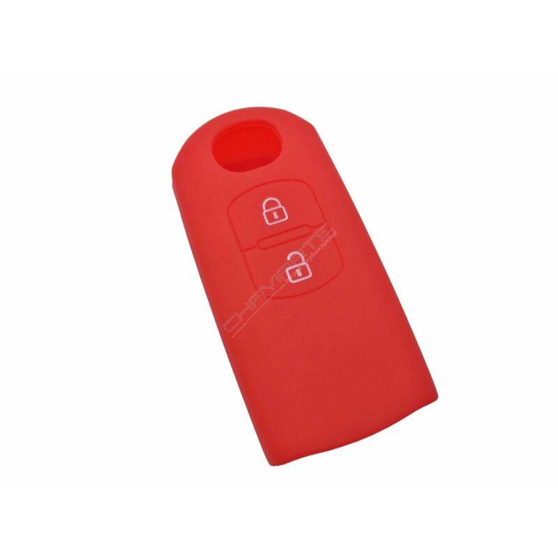 Capa silicone Mazda, dois botões, vermelha