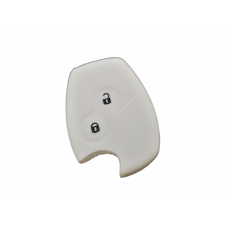 Capa silicone Renault, dois botões, branco