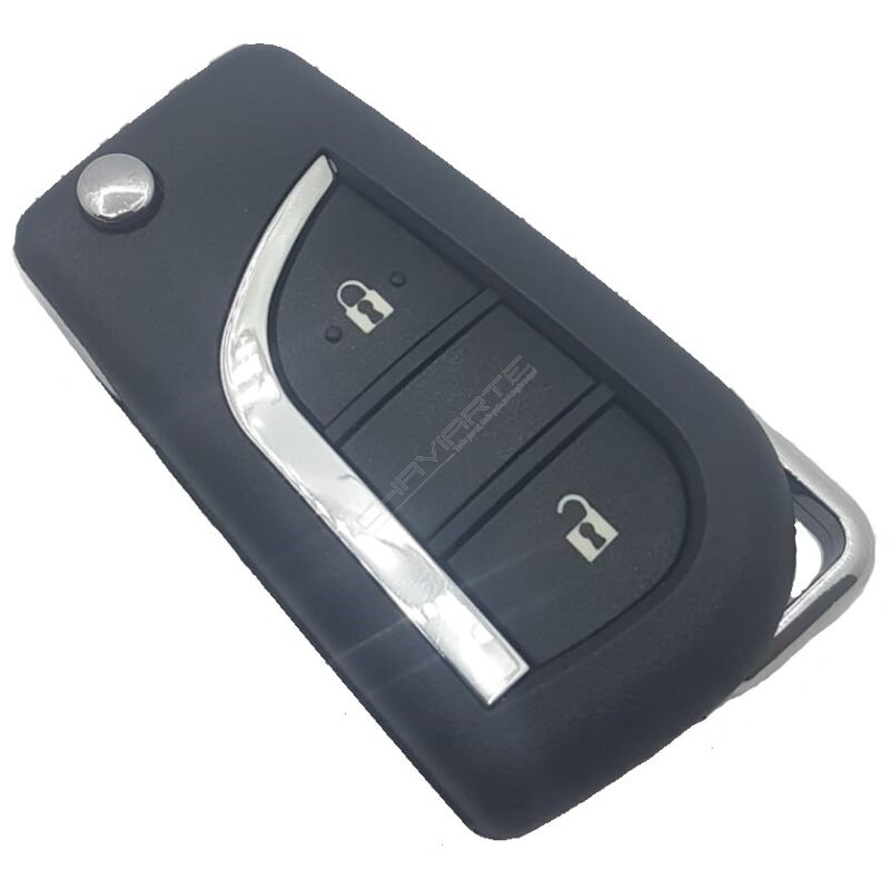 Caixa Para Comando Toyota Flip 2 Botões