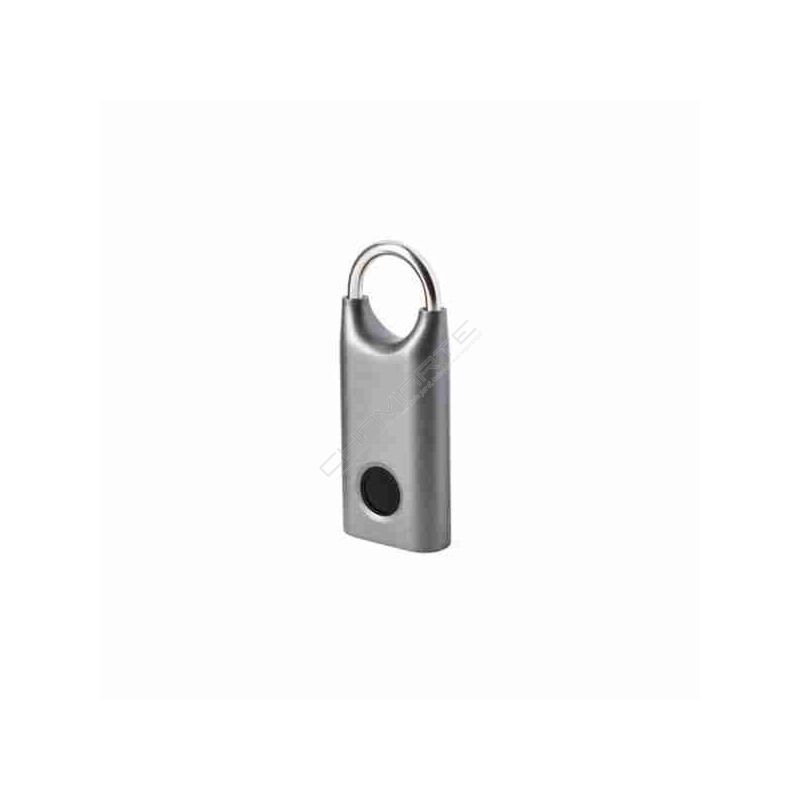 Aloquete Lexon com abertura por impressão digital, metallic grey (cinzento)