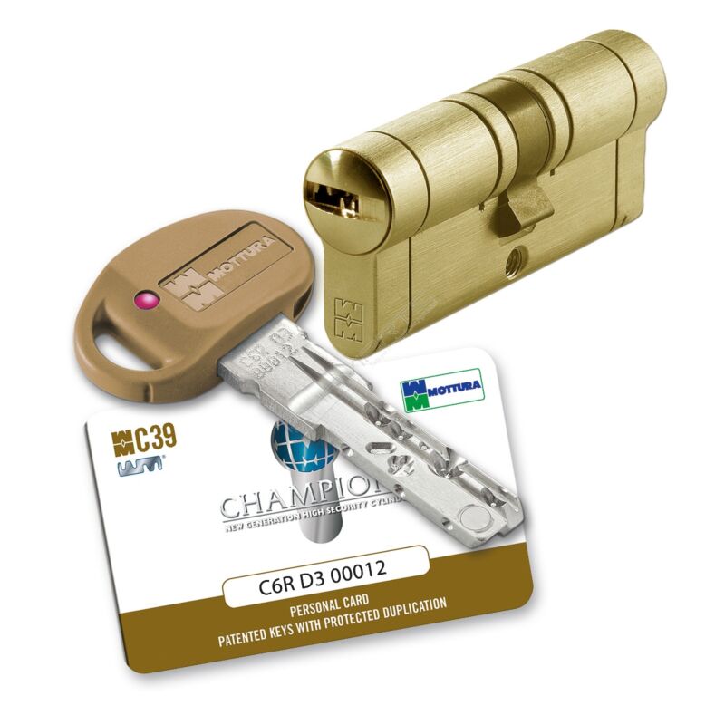 Cilindro Mottura - Chaviarte C39 31x36mm latonado