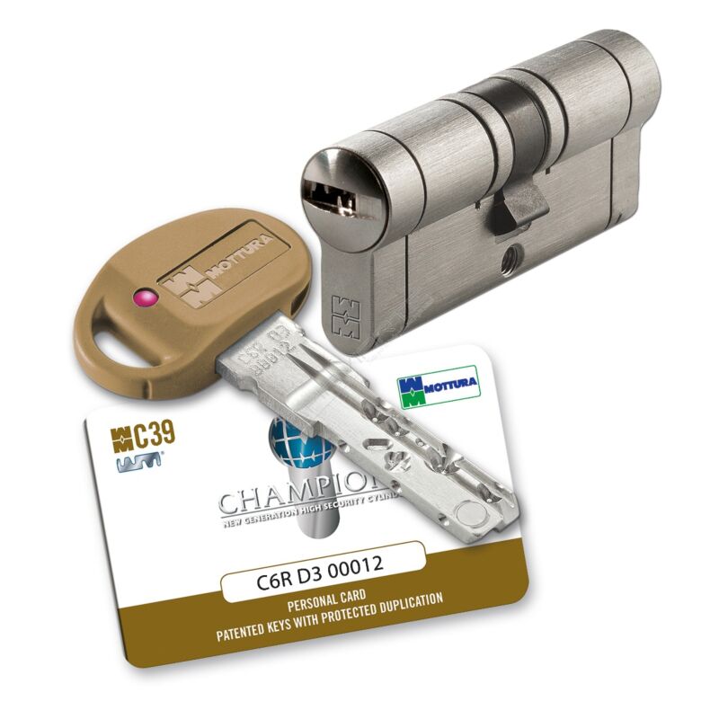 Cilindro Mottura - Chaviarte C39 31x31mm niquelado