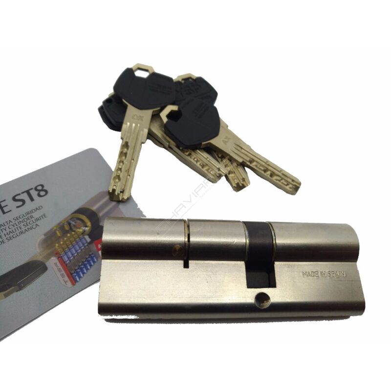 Cilindro Tesa ST8 35x50mm niquelado