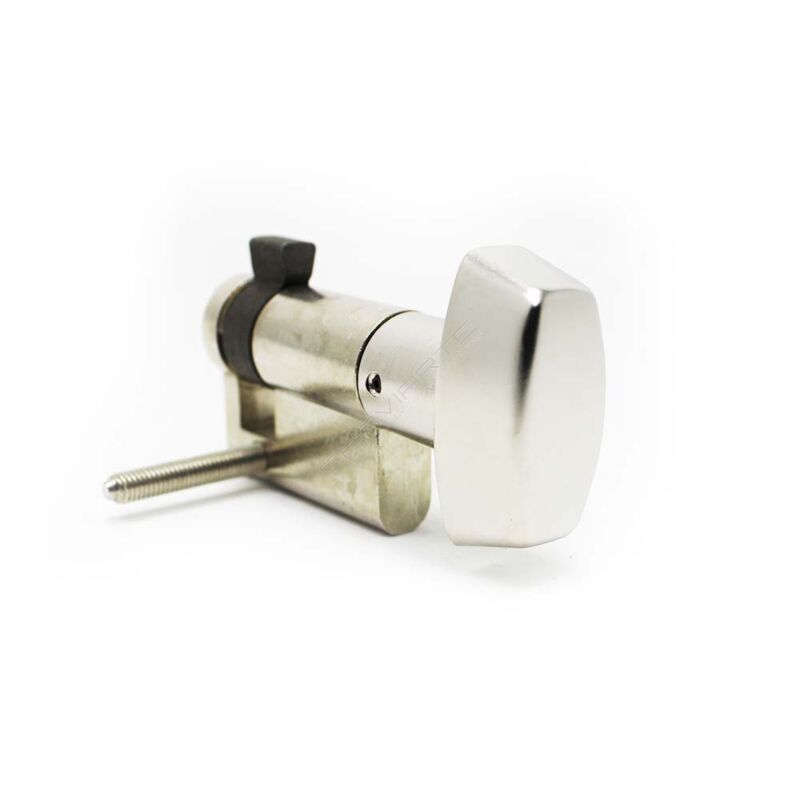 Cilindro Tesa TE5 30x10mm niquelado com botão