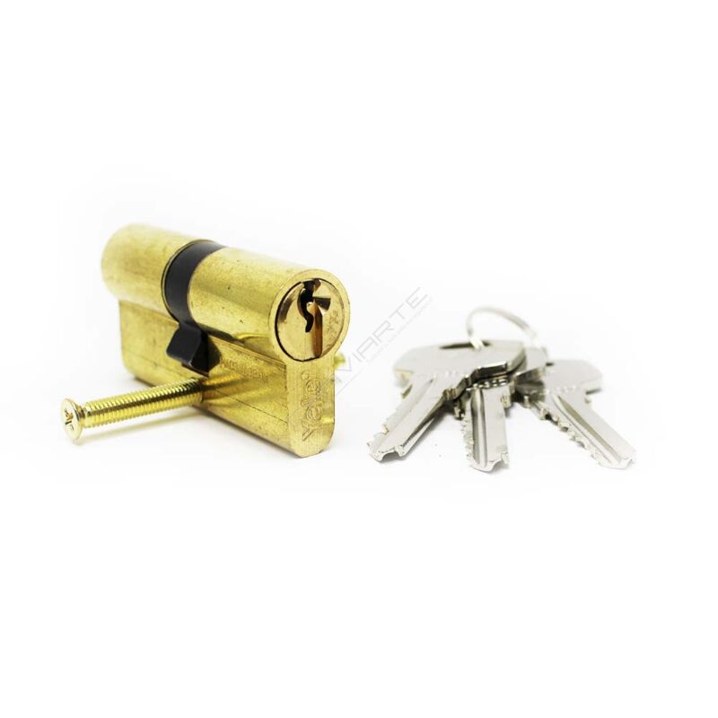 Cilindro Yale YL5 30x30mm latonado
