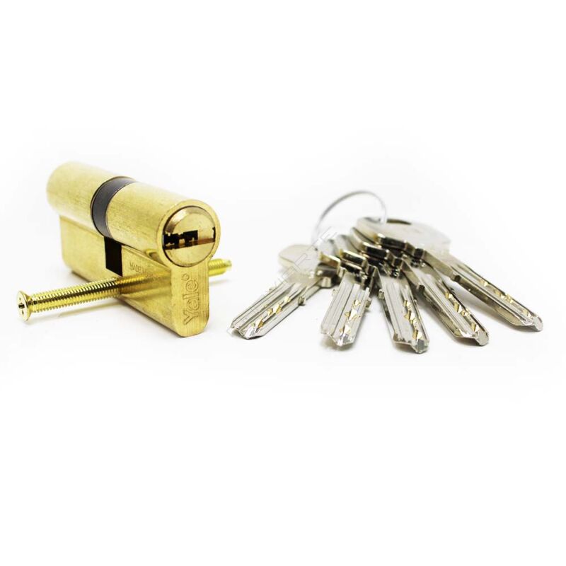 Cilindro Yale YL6 30x35mm latonado