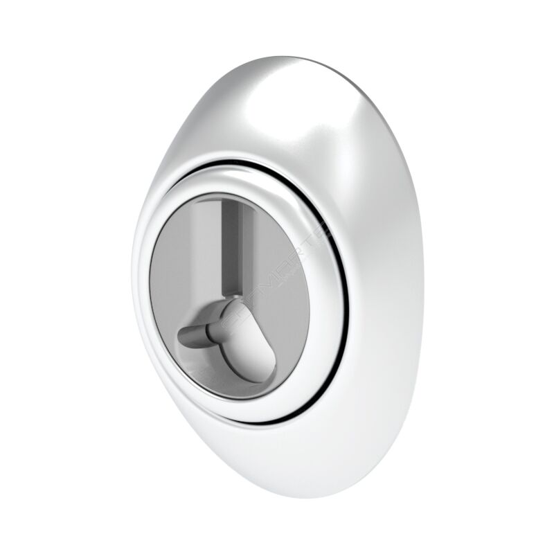 Escudo Mottura magnético de palhetão c/3 chaves, cromado