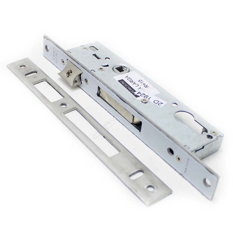 Fechadura de embutir alumínio Tesa 4210, entrada 30mm, niquelado