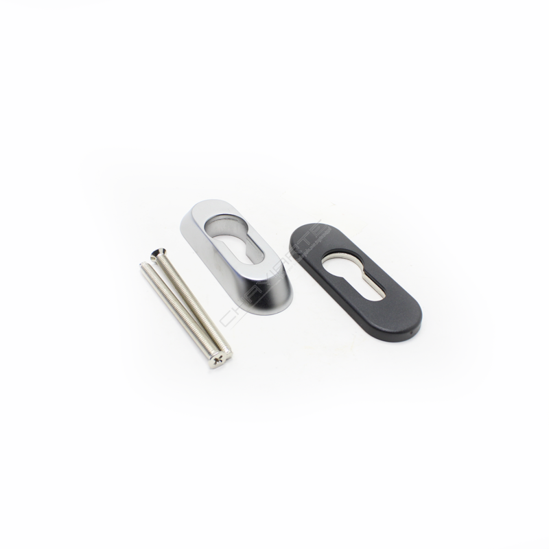 Escudo de segurança TESA para cilindro de perfil europeu, cromado